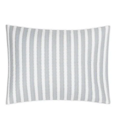 Matouk Apollo Stripe Matelasse Standard Pillow Sham In Gray