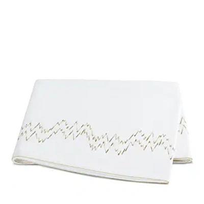 Matouk Aries Flat Sheet, King In Champagne