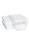 Matouk Astor Braid Bath Sheet In Light Blue