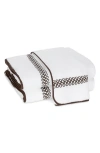 Matouk Astor Braid Bath Sheet In Mocha