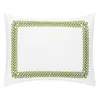 Matouk Astor Braid Boudoir Sham In Grass