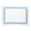 Matouk Astor Braid Boudoir Sham In Sky