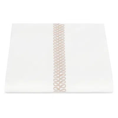 Matouk Astor Braid Duvet Cover, Full/queen In White