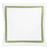 Matouk Astor Braid Euro Sham In Grass