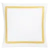 Matouk Astor Braid Euro Sham In Lemon