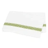 Matouk Astor Braid Flat Sheet, Full/queen In Grass