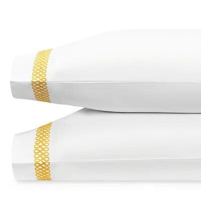 MATOUK ASTOR BRAID KING PILLOWCASE, PAIR,MSC017KCASLE