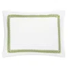 Matouk Astor Braid Standard Sham In Grass