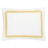 Matouk Astor Braid Standard Sham In Lemon