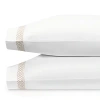 Matouk Astor Braid Standard Pillowcases, Pair In Dune