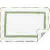 Matouk Astor Scallop Cotton Tub Mat