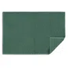 Matouk Athena Cotton Sculpted Greek Key Tub Mat In Jade