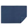 Matouk Athena Cotton Sculpted Greek Key Tub Mat In Navy