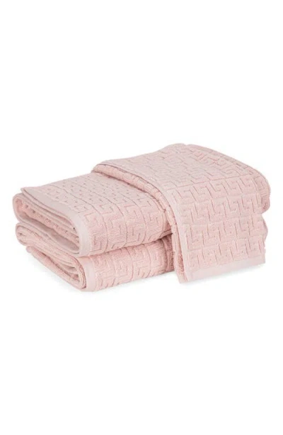 Matouk Athena Hand Towel In Blush