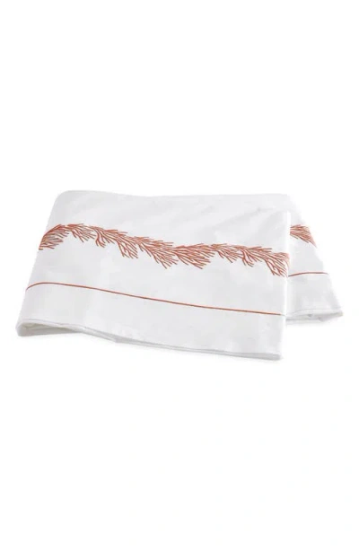 Matouk Atoll 520 Thread Count Cotton Percale Flat Sheet