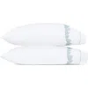 Matouk Atoll 520 Thread Count Cotton Percale Set Of 2 Pillowcases