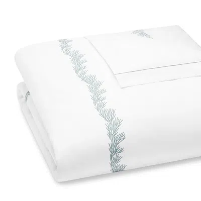 Matouk Atoll King Duvet, 104 X 92 Flange In Aegean