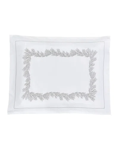 Matouk Atoll Euro Sham In Alabaster