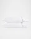 Matouk Atoll Pillowcase Pair, King In White