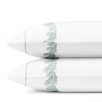 Matouk Atoll Standard Pillowcase, Pair In Aegean