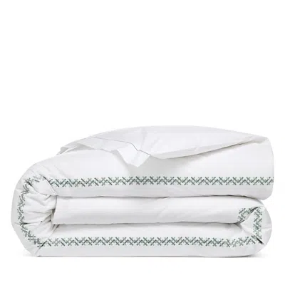 Matouk Atticus Embroidered Duvet Cover, King - Exclusive In White