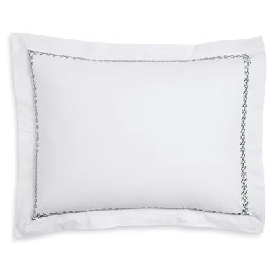 Matouk Atticus Embroidered Sham, Standard - Exclusive In White