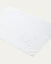 Matouk Auberge Monogrammed Tub Mat In White