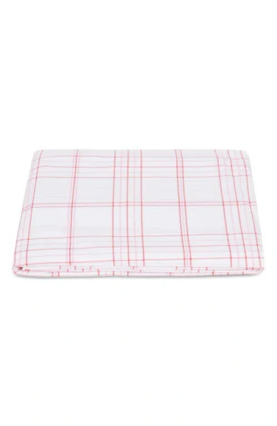 Matouk August Plaid 500 Thread Count Fitted Sheet