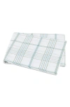 Matouk August Plaid 500 Thread Count Flat Sheet