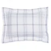 Matouk August Plaid Boudoir Sham In Navy