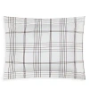 Matouk August Plaid Boudoir Sham In Sable