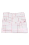 Matouk August Plaid Duvet Cover In Pink