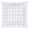 Matouk August Plaid Euro Sham In Navy