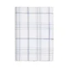 Matouk August Plaid Fitted Sheet, King In Navy