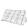 Matouk August Plaid Flat Sheet, Full/queen In Gray