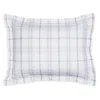 Matouk August Plaid King Sham In Blue