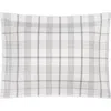 Matouk August Plaid Pillow Sham In White