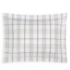 Matouk August Plaid Standard Sham In Brown