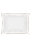 Matouk Axel Embroidered Boudoir Pillow Sham In Neutral