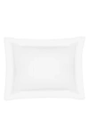 Matouk Axel Embroidered Boudoir Pillow Sham In White