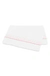 Matouk Axel Embroidered Flat Sheet In Pink