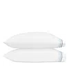 Matouk Axel King Pillowcase, Pair In White