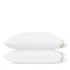 Matouk Axel King Pillowcase, Pair In White