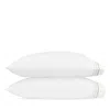 Matouk Axel Standard Pillowcase, Pair In White