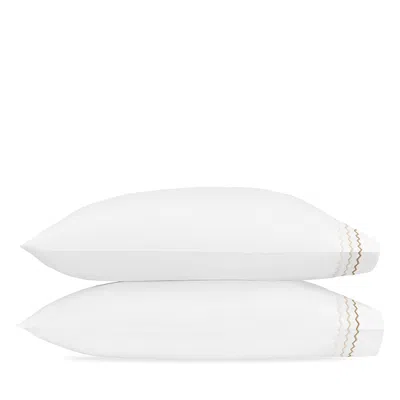 Matouk Axel Standard Pillowcase, Pair In White