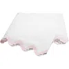 Matouk Aziza 600 Thread Count Egyptian Cotton Percale Flat Sheet In Pink