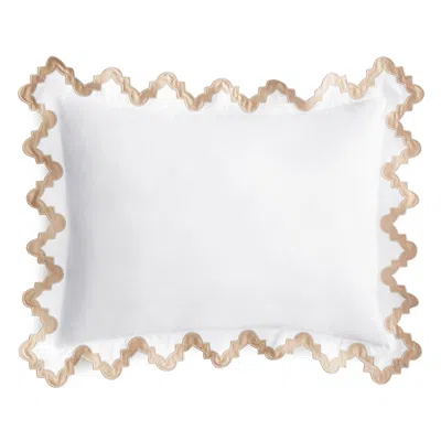 Matouk Aziza Boudoir Sham In White