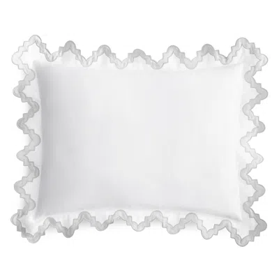 Matouk Aziza Boudoir Sham In Silver