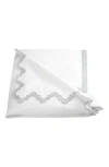 Matouk Aziza Duvet Cover In Silver