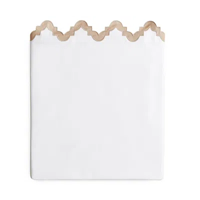 Matouk Aziza Flat Sheet, King In Champagne
